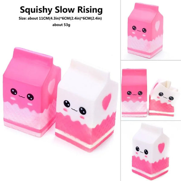 Squishy Milk Box Toy | Cute Stress Relief | Slow Rebound