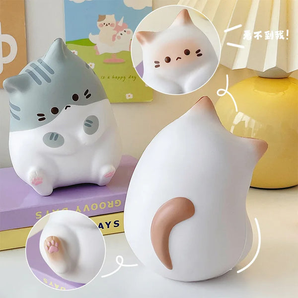 Kawaii Cat Squishy Toys for Stress Relief & Fidget Fun